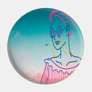 Me in a sunset sky Pin