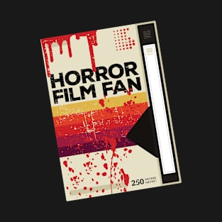 Horror Film Fan // Retro Scary Movie VHS T-Shirt