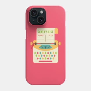 Santa's List Phone Case