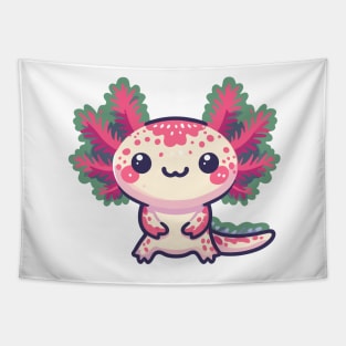 Cute Axolotl Tapestry