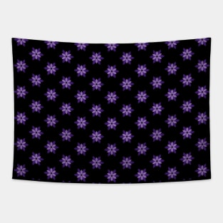 Purple floral surface pattern design Tapestry