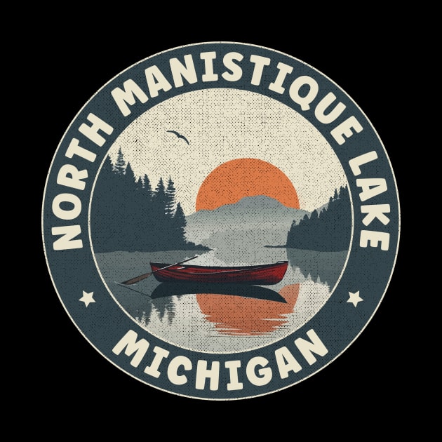North Manistique Lake Michigan Sunset by turtlestart
