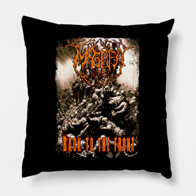 Back To The Front Pillow by MAGEFA- Merch Store on TEEPUBLIC