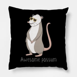 Awesome Possum Funny Possum Pillow