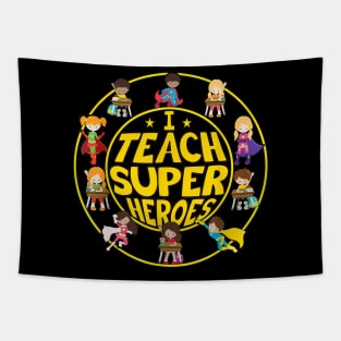 Superhero Teacher - I Teach Super Heroes Tapestry