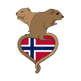 Gerbil Norway (light) T-Shirt