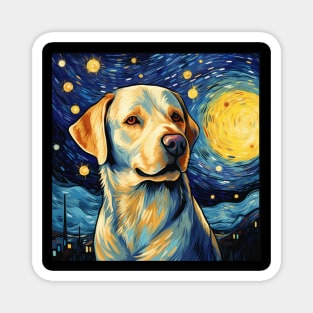 Golden Labrador Retriever Night Magnet