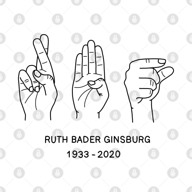 Ruth Bader Ginsburg ASL by valentinahramov
