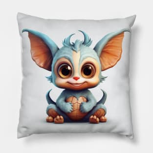 Cute Little Monster With Big Ears Pillow