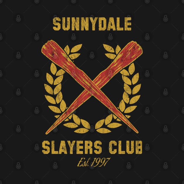 Sunnydale Slayers Club Vintage by Ilustra Zee Art