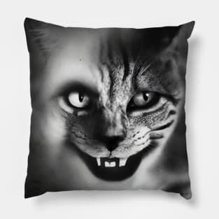 Creepy cat Pillow