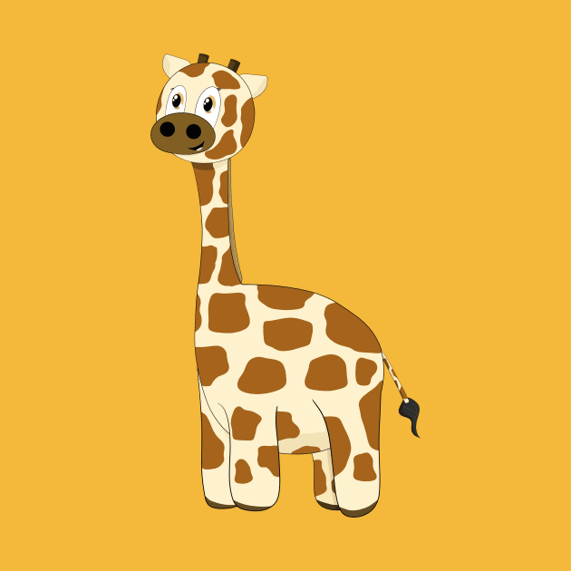 A Happy Giraffe by PandLCreations