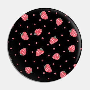 strawberry pattern Pin