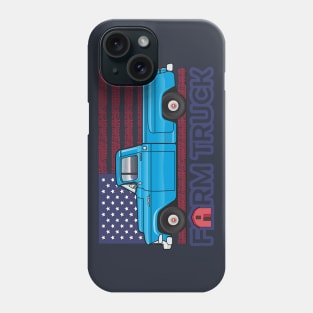 Blue Farm Truck Phone Case