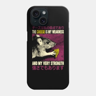 The Cheese is my Weakness Rat Phone Case