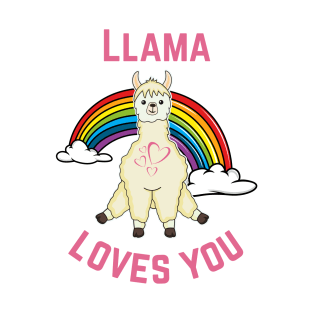Llama Love Sweetheart T-Shirt