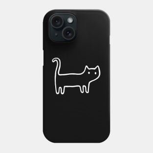 Minimal Cat Phone Case