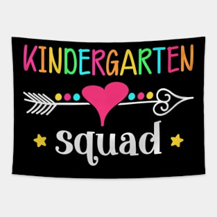 Team Kindergarten Squad Teacher Kids Back To School Gift Tapestry