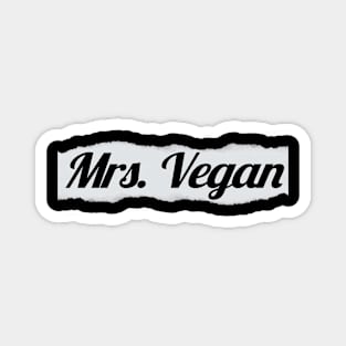 I'm Mrs Vegan Magnet