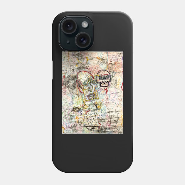 olgabolga by cowabango, neo-expressionism Phone Case by cowabango