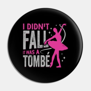 Ballet Dancing Dancer Ballerina Gift Pin