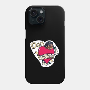 Rottweiler Dog Mom Tattoo Phone Case