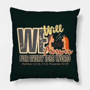 Gossip is sin Pillow