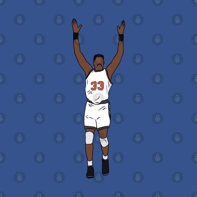 Patrick Ewing Celebration by rattraptees