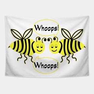 Whoops Bees Tapestry