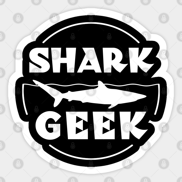 Shark Lover Geek - Shark - Sticker