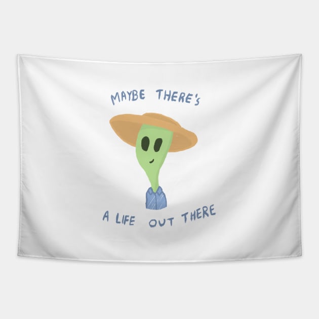 UFO out there Tapestry by Dosya