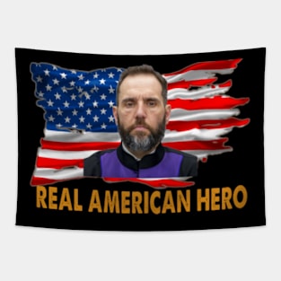 US Flag Jack Smith Real American Hero Vintage Tapestry