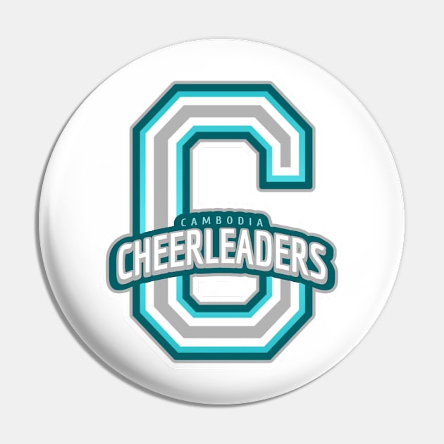 Cambodia Cheerleader Pin by Tip Top Tee's