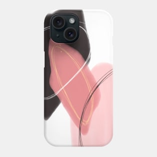 Abstract Pink Blush Watercolor Phone Case