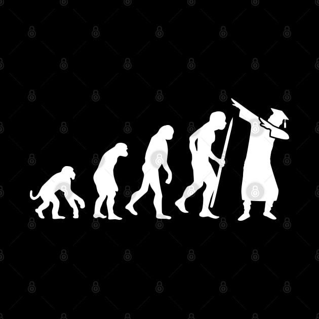 Evolution dab dabbing graduation college student by LaundryFactory