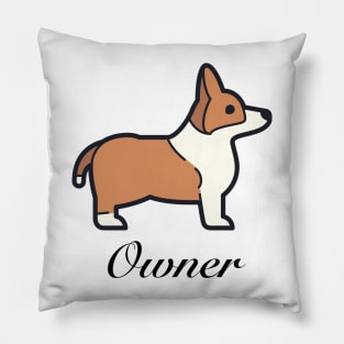 Corgi Owner Pillow