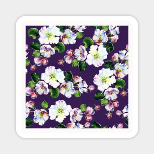 Apple Blossom Neck Gator Purple Apple Blossoms Magnet