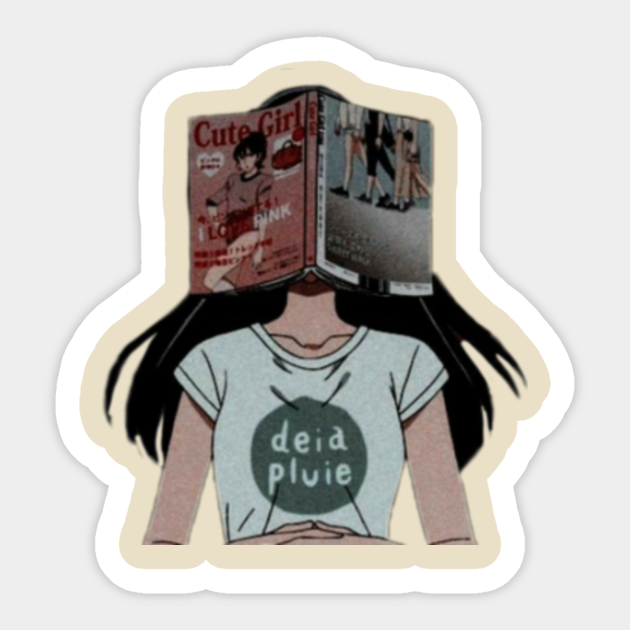 retro girl retro sticker teepublic