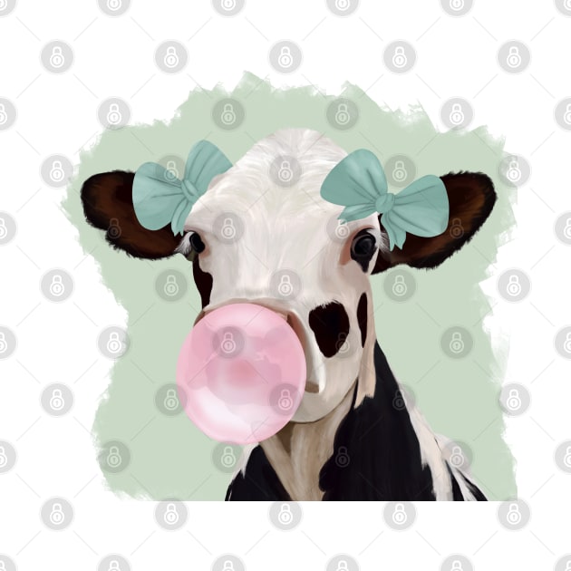 Bubblegum Girly Cow by Suneldesigns