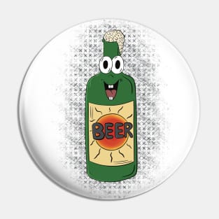 Bob the beer - beer illustration Pin