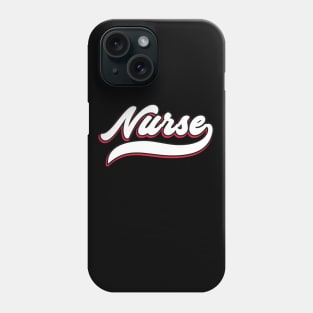 Nurse slogan vintage Phone Case