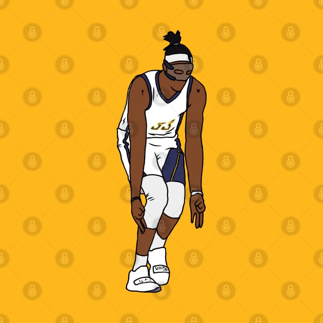 Masked Myles Turner's Celebration by rattraptees