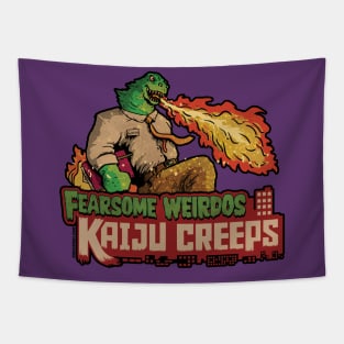 Godzillow Kaiju Creeps Tapestry