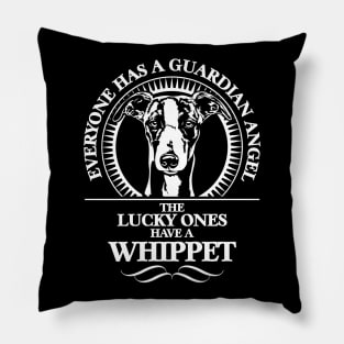 Whippet Guardian Angel dog sayings Pillow