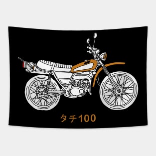 Vintage Motorcycle Tapestry