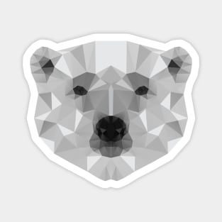 Polar Bear Low Poly Magnet