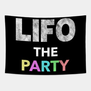 LIFO The Party Funny Accountant CPA Gift Tapestry