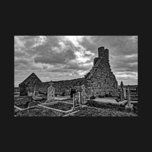 St John's Church in Ruins, Co, Clare - BW T-Shirt