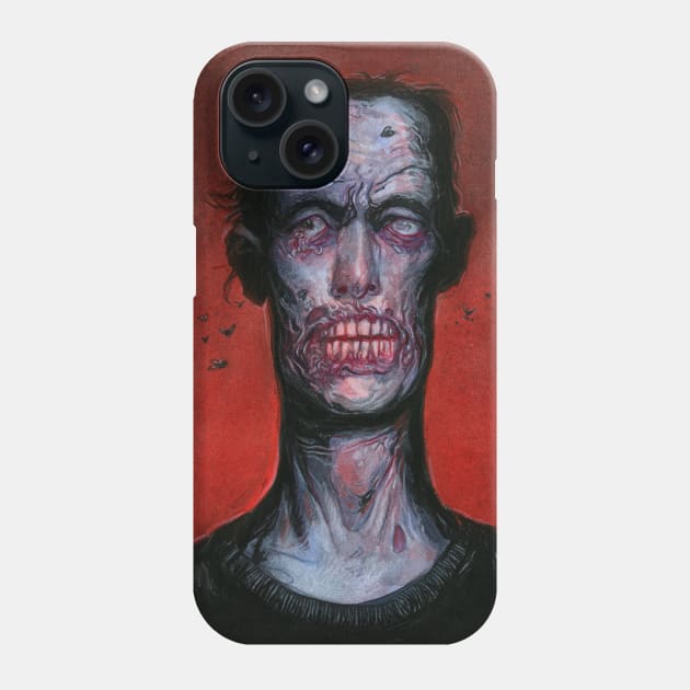 Zombie Portrait Phone Case by VinceLocke