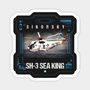SH3 Sea King Helicopter Crew Gift Magnet